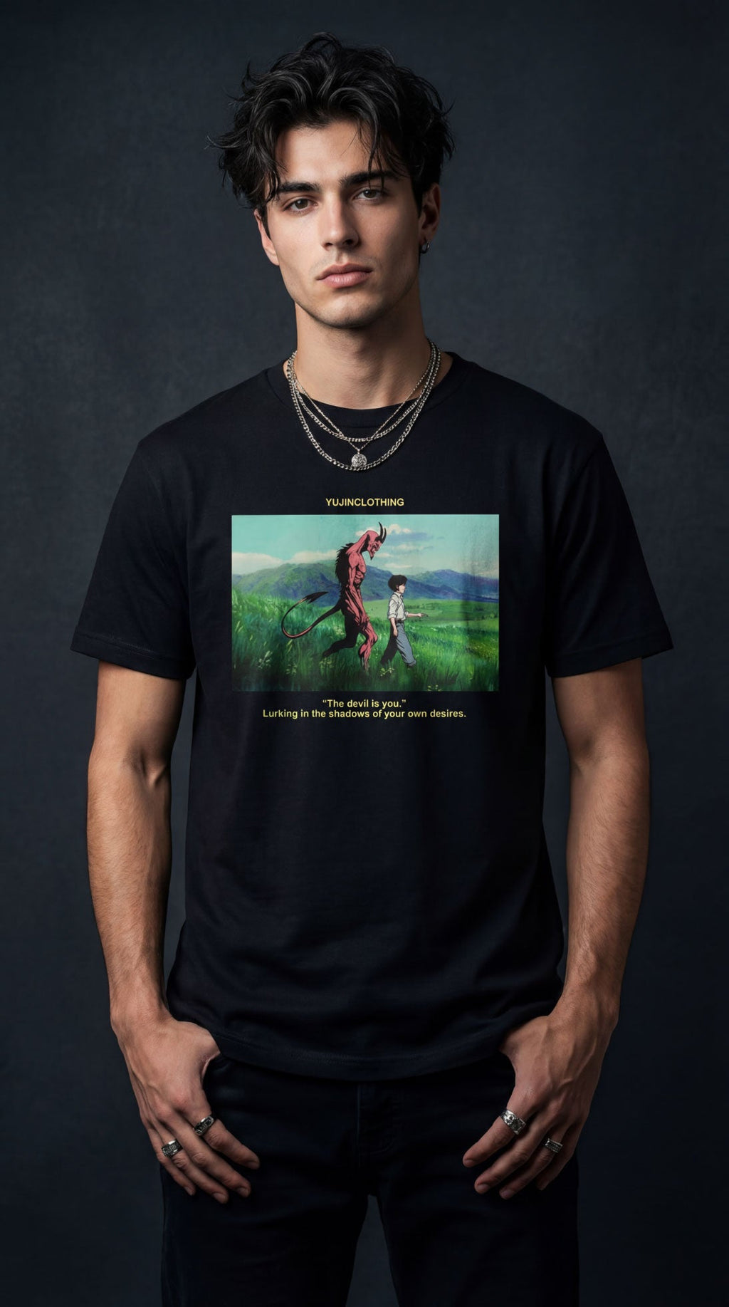 Devil And Boy T-Shirt | T-Shirt | Wiccan Center