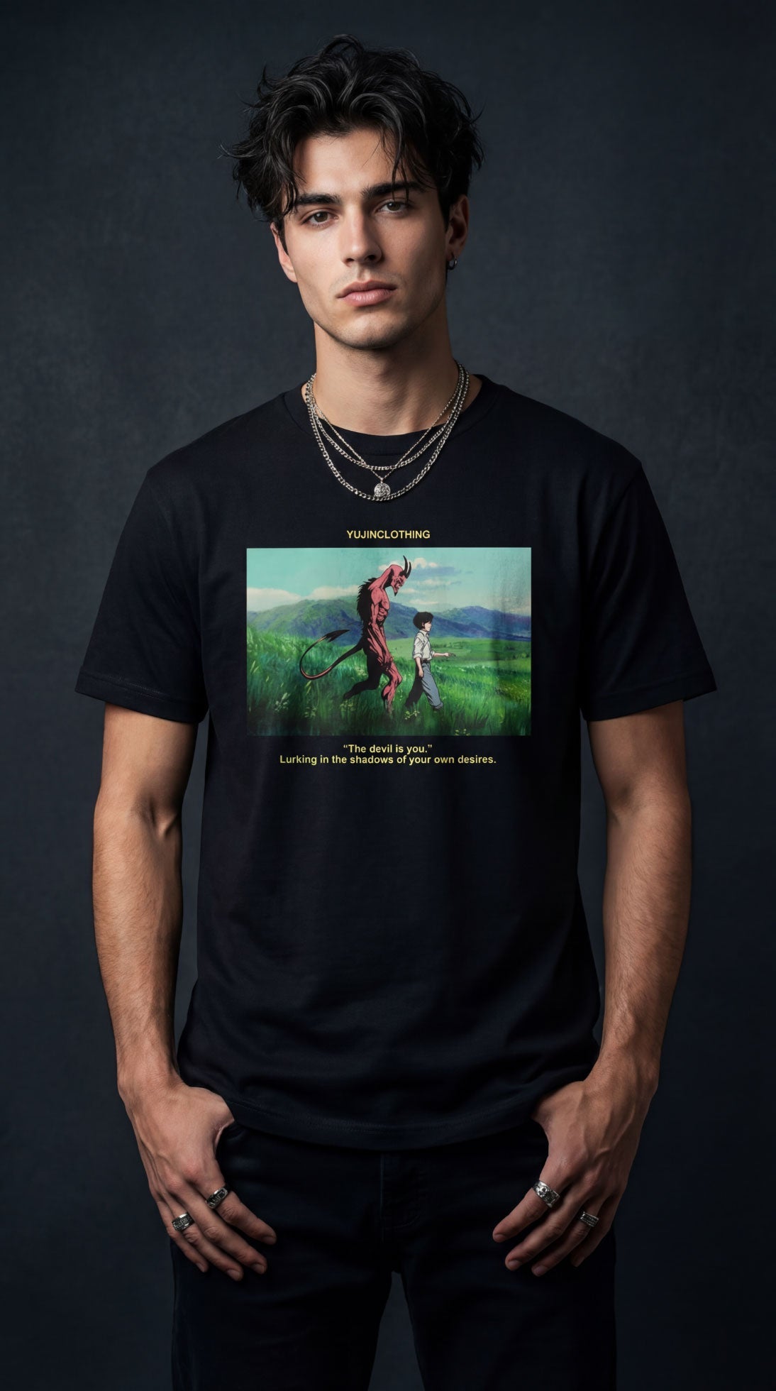 Devil And Boy T-Shirt | T-Shirt | Wiccan Center