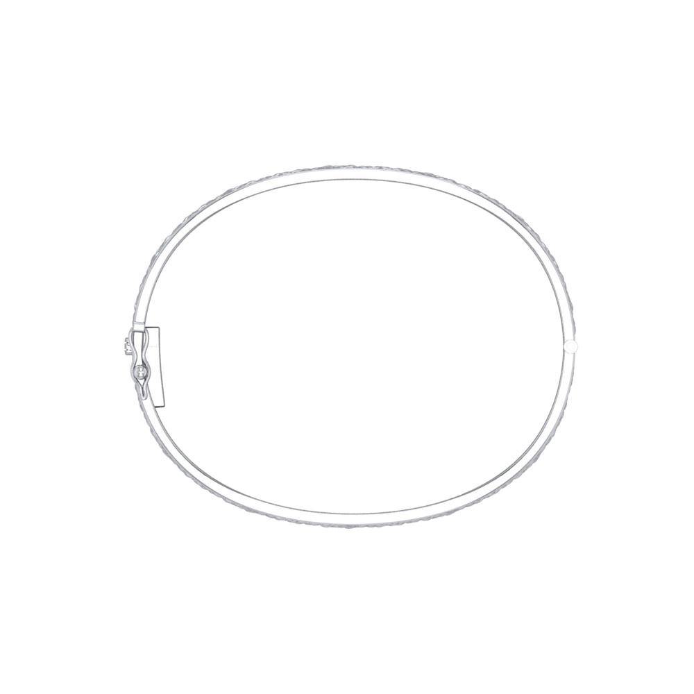 Large Sterling Silver Solid Celtic Knot Bangle With Open Lock Clasp TBA215 By Peter Stone