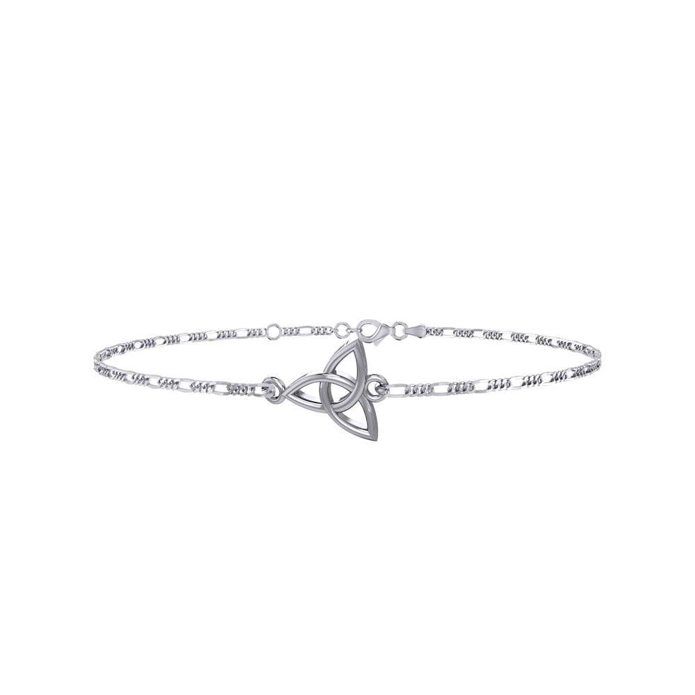 Celtic Triquetra Knot Silver Anklet TBG729