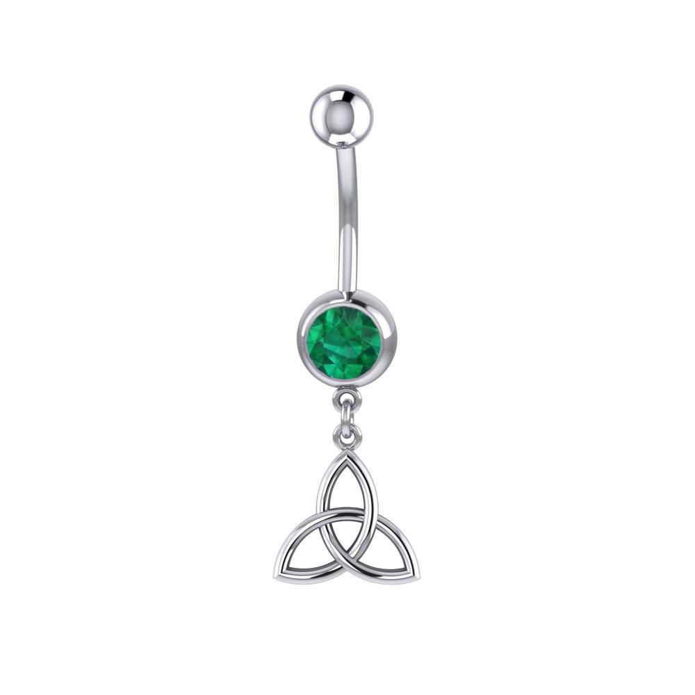 Celtic Triquetra Knot Sterling Silver Body Jewelry TBJ011
