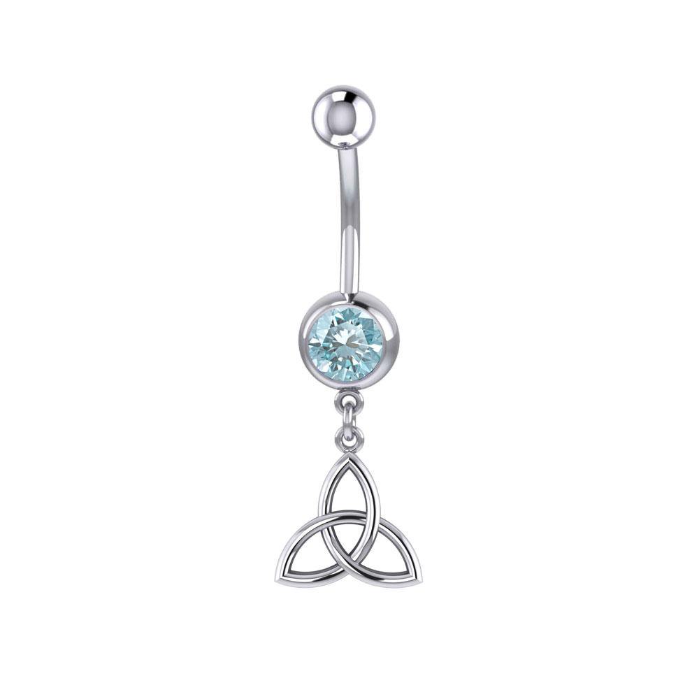 Celtic Triquetra Knot Sterling Silver Body Jewelry TBJ011