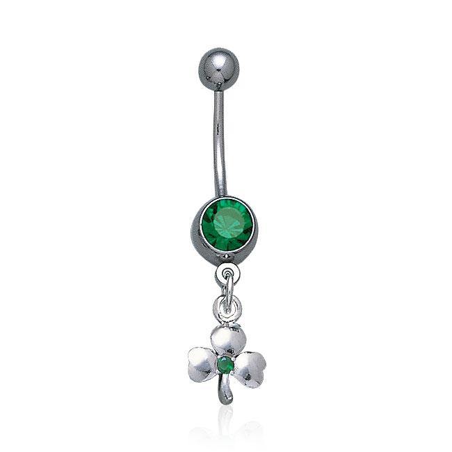 Shamrock Sterling Silver Body Jewelry TBJ014