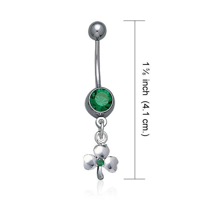 Shamrock Sterling Silver Body Jewelry TBJ014