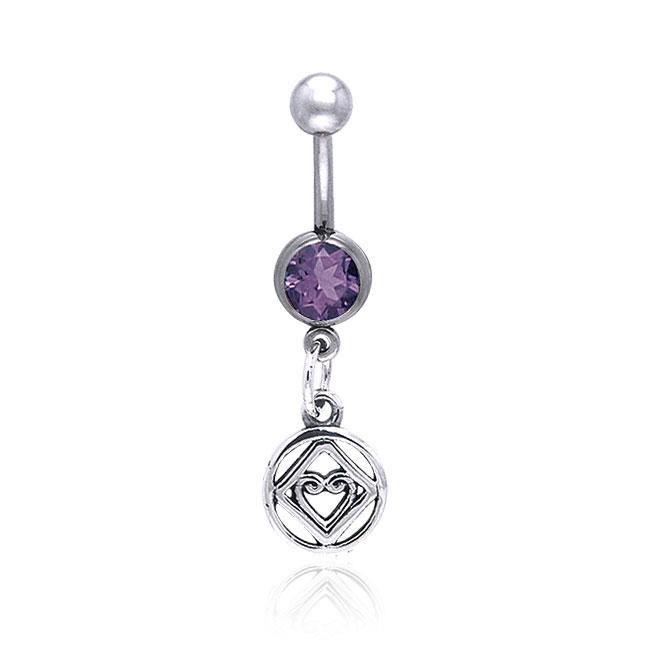 Interconnected Hearts Celtic Knot Sterling Silver Body Jewelry With Infinite Love Symbol TBJ016