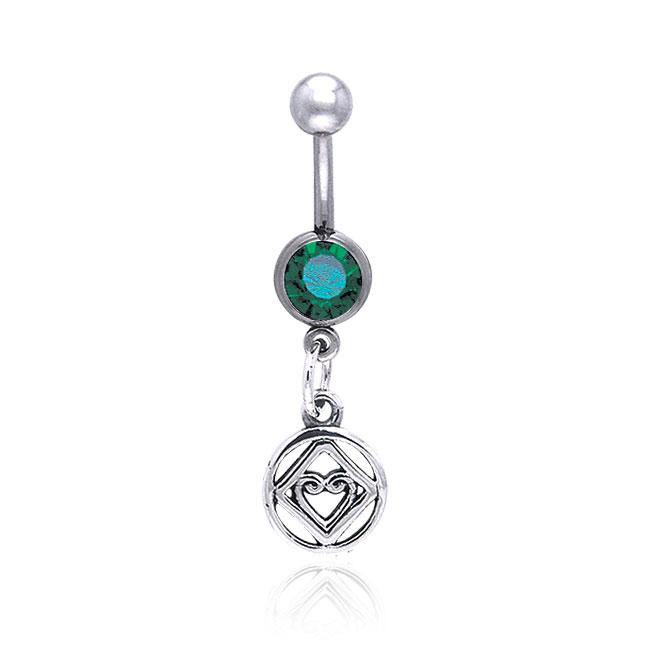 Interconnected Hearts Celtic Knot Sterling Silver Body Jewelry With Infinite Love Symbol TBJ016