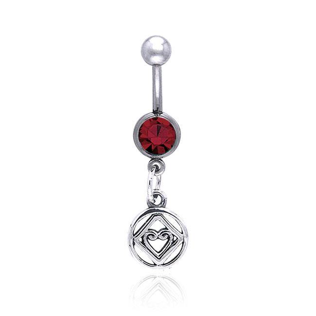 Interconnected Hearts Celtic Knot Sterling Silver Body Jewelry With Infinite Love Symbol TBJ016
