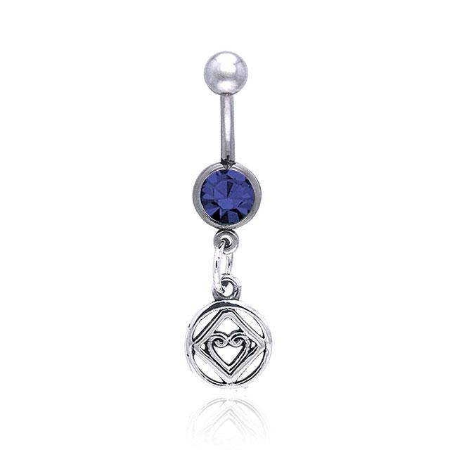 Interconnected Hearts Celtic Knot Sterling Silver Body Jewelry With Infinite Love Symbol TBJ016