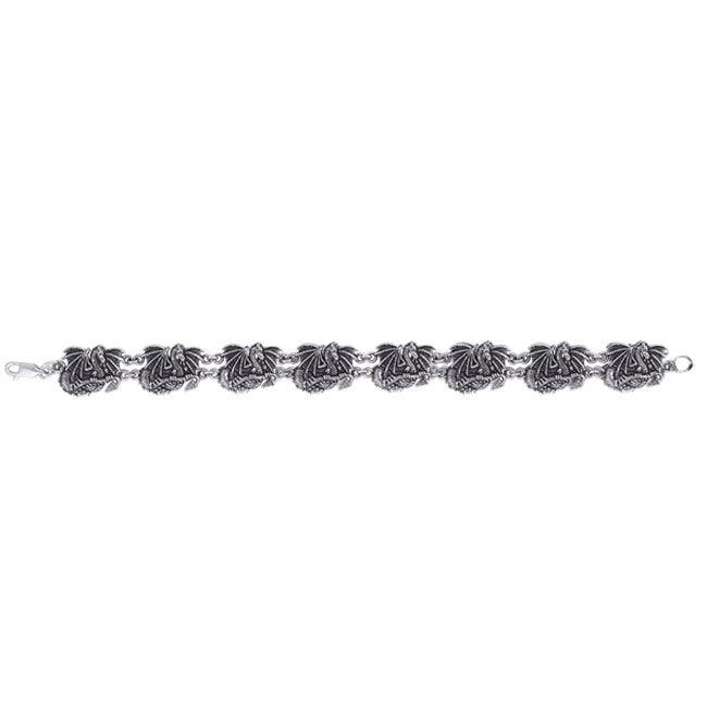 Dragon Link Sterling Silver Bracelet TBL077