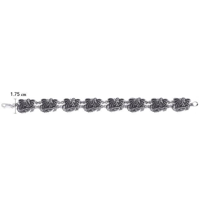 Dragon Link Sterling Silver Bracelet TBL077