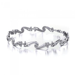 Celtic Elegant Triskele Sterling Silver Bracelet TBL121 | Bracelet | Wiccan Center