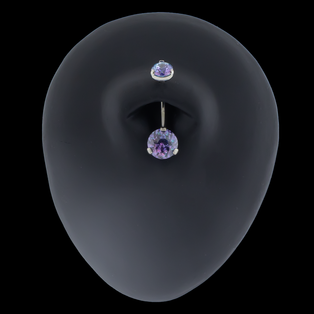 Prong Set Rosebush Gem Navel Ring | Body Jewelry | Wiccan Center