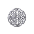 Celtic Knotwork Sterling Silver Brooch TBR008