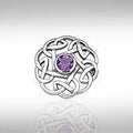 Celtic Knotwork Sterling Silver Brooch TBR185