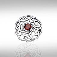 Celtic Knotwork Sterling Silver Brooch TBR185 | Brooch | Wiccan Center