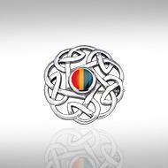 Celtic Knotwork Sterling Silver Brooch TBR185 | Brooch | Wiccan Center