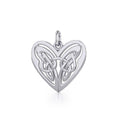 Eternal Heart Celtic Knots Silver Charm TC1088