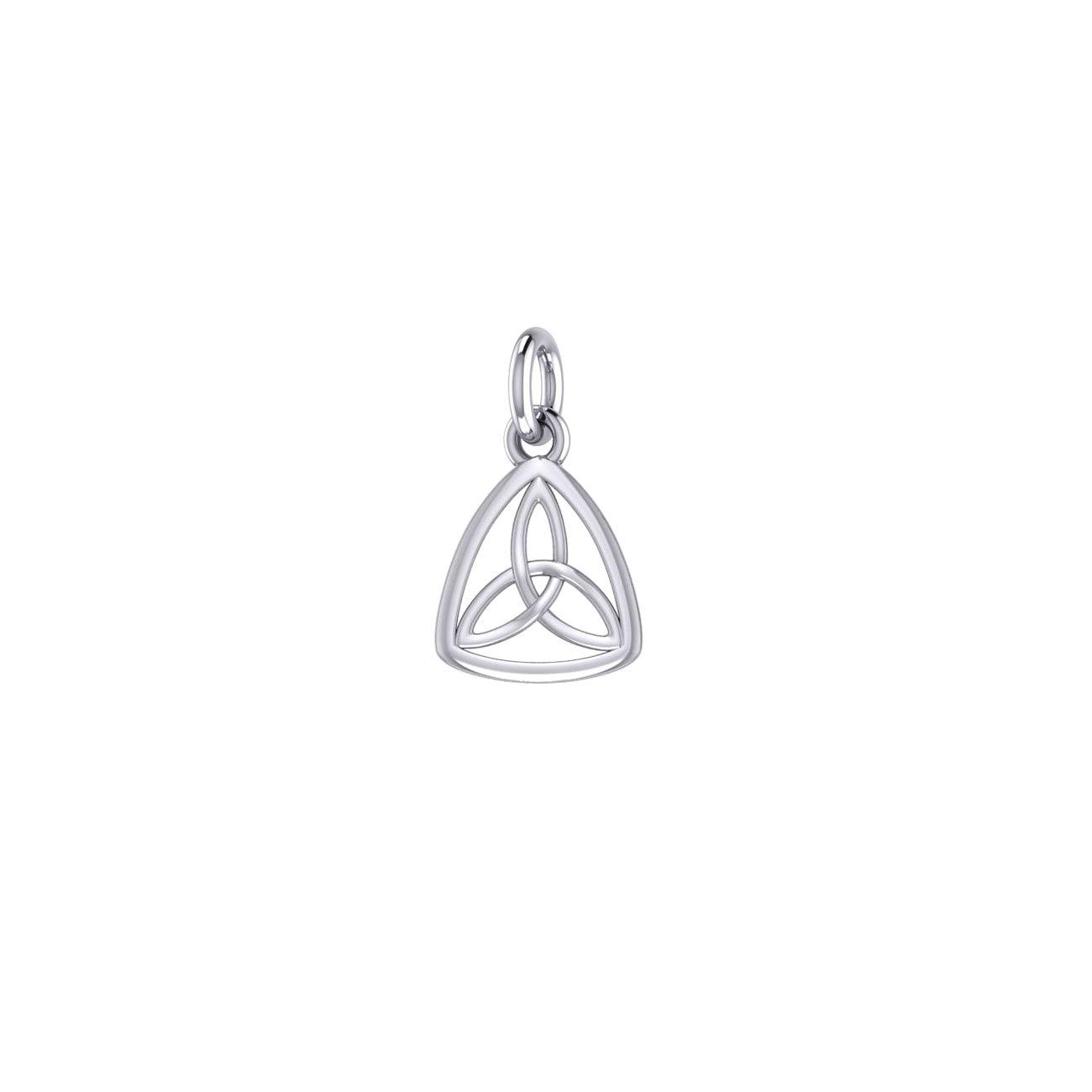 Celtic Trinity Knot Silver Charm TC127