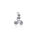 Celtic Triskelion Sterling Silver Charm TC246