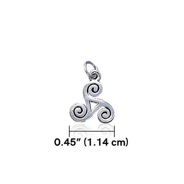 Celtic Triskelion Sterling Silver Charm TC246