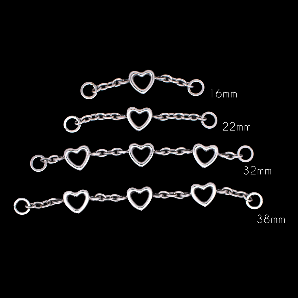 Beloved - Heart Chain | Body Jewelry | Wiccan Center