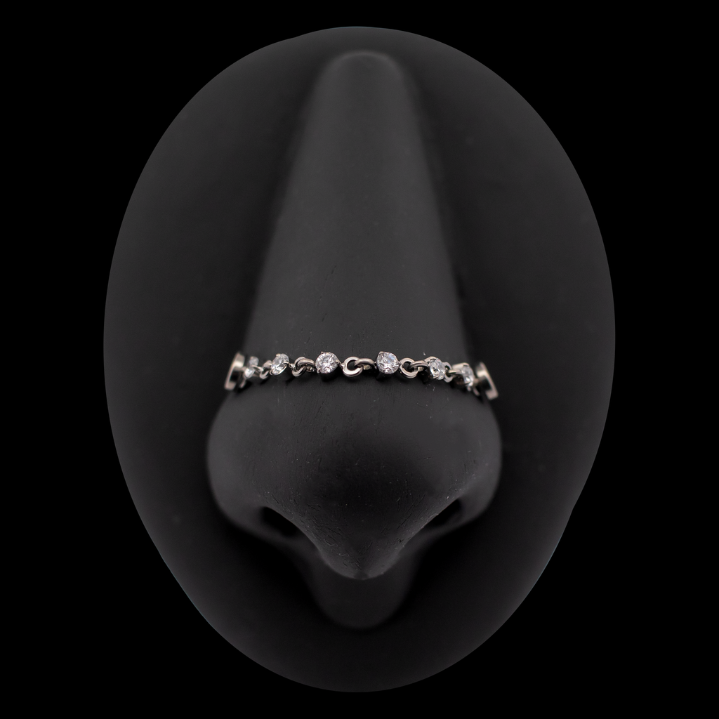 Emery - Round CZ Chain | Body Jewelry | Wiccan Center