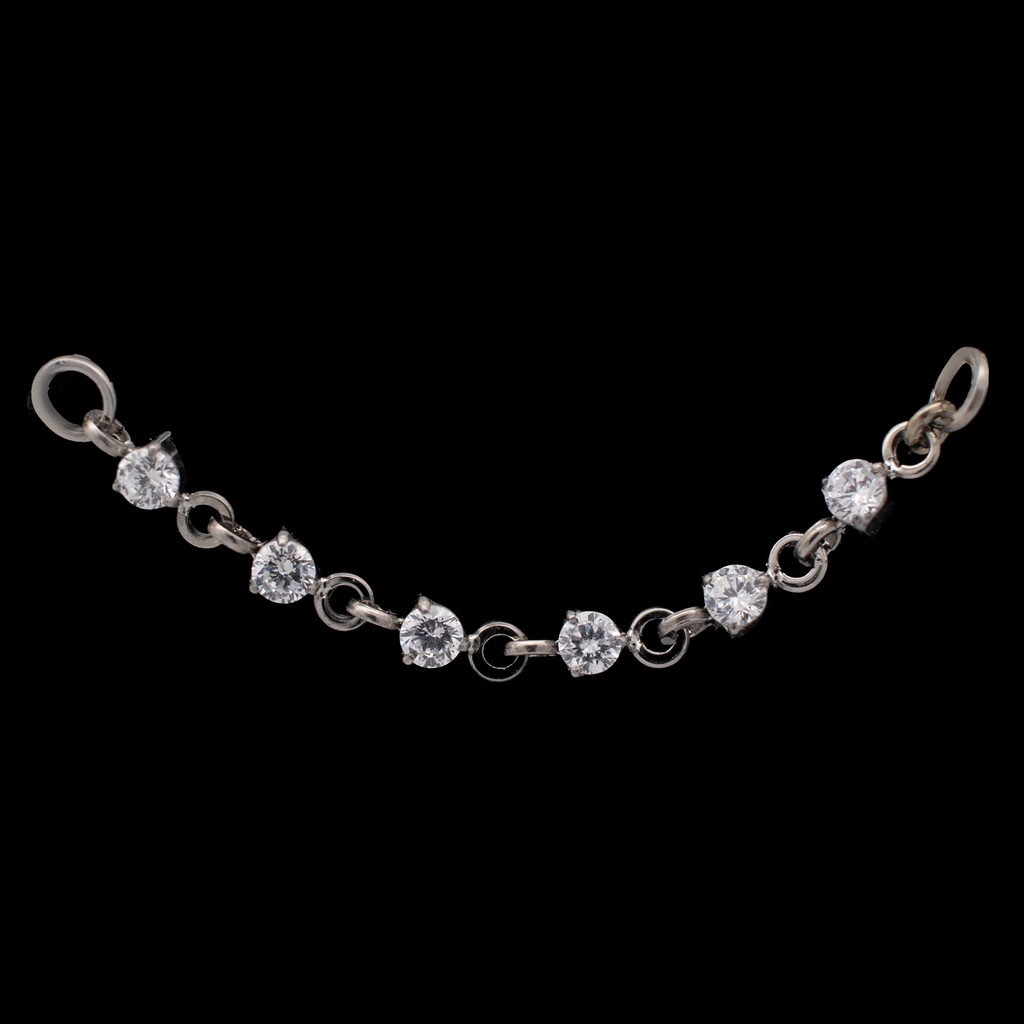 Emery - Round CZ Chain | Body Jewelry | Wiccan Center