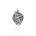 Celtic Knotwork Claddagh Irish Dancer Silver Charm TCM036
