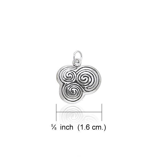 Celtic Spiral Sterling Silver Charm TCM049