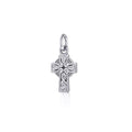 Small Celtic Knotwork Cross Sterling Silver Charm TCM051