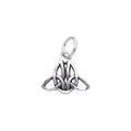Celtic Twin Trinity Knot Sterling Silver Charm TCM054