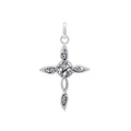 Fantastic Celtic Cross Sterling Silver Charm TCM678