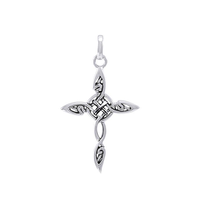 Fantastic Celtic Cross Sterling Silver Charm TCM678