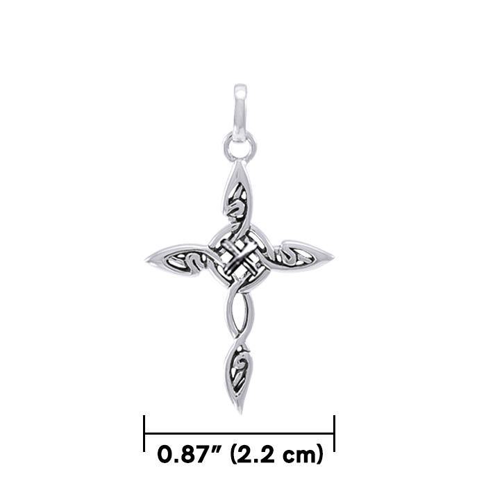 Fantastic Celtic Cross Sterling Silver Charm TCM678