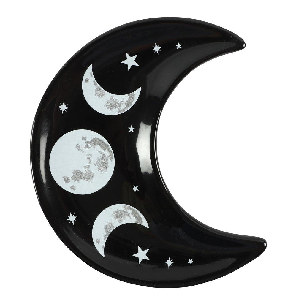 Crescent Triple Moon Trinket Dish | Trinket Dishes | Wiccan Center