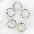 14G Titanium Rotating Captive Bead Ring | Body Jewelry | Wiccan Center