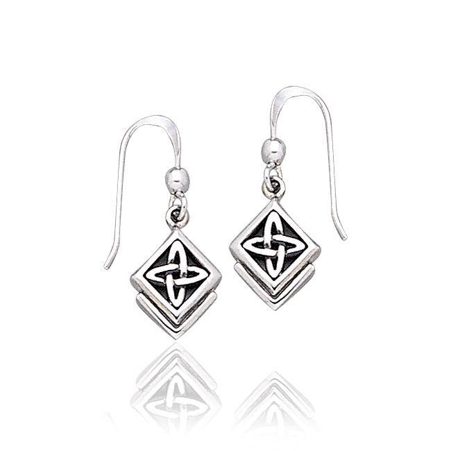 Celtic Knotwork Sterling Silver Earrings TE1128