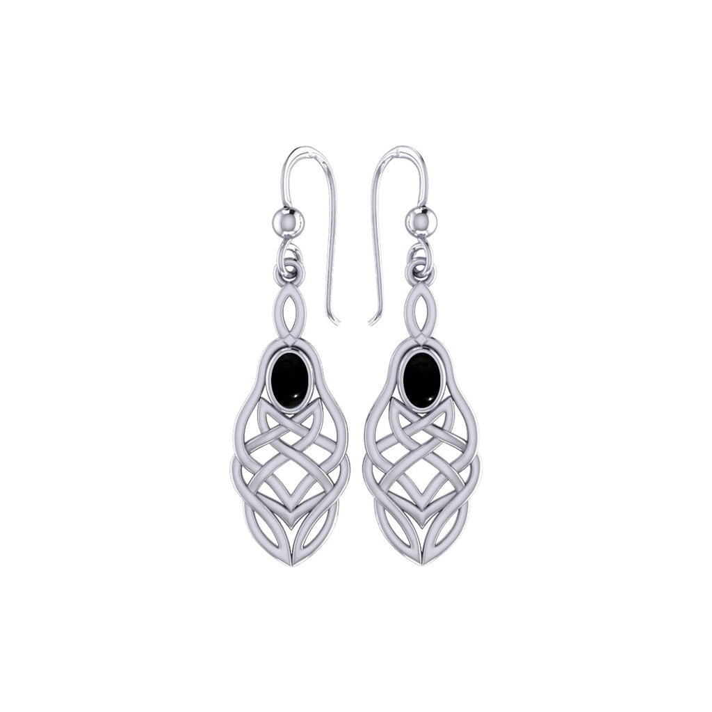 Celtic Knotwork Sterling Silver Earrings TE113
