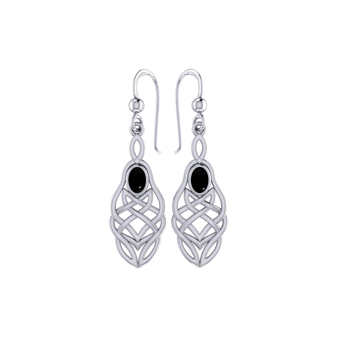 Celtic Knotwork Sterling Silver Earrings TE113