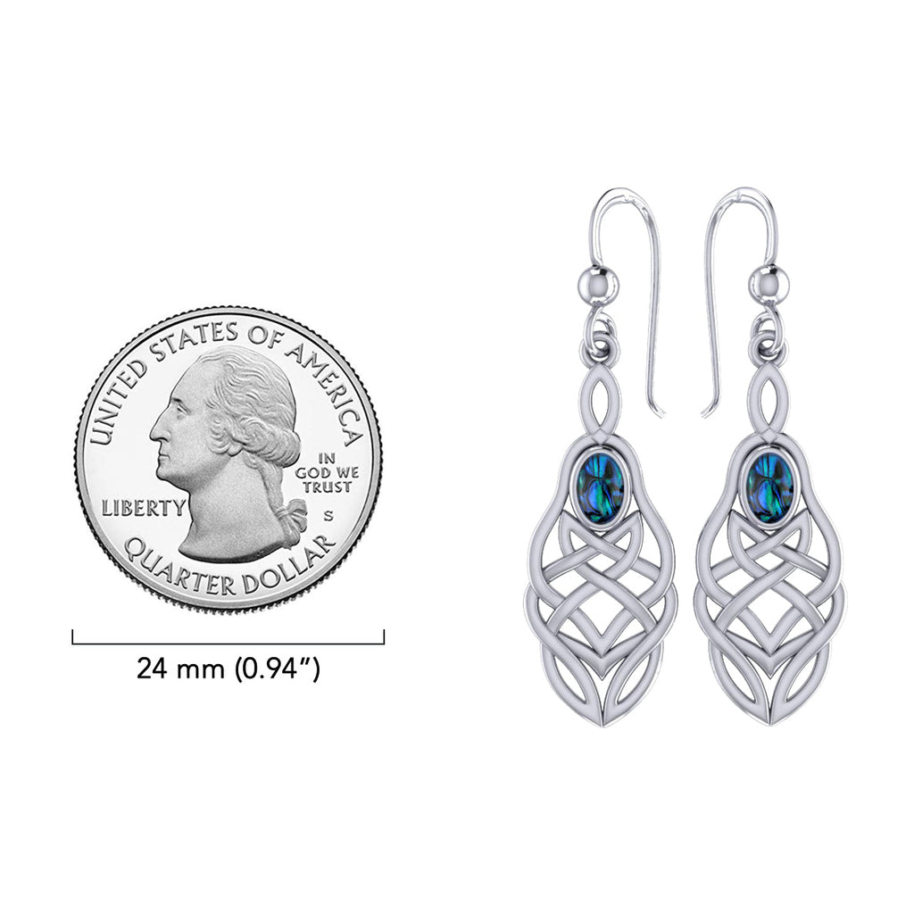 Celtic Knotwork Sterling Silver Earrings TE113