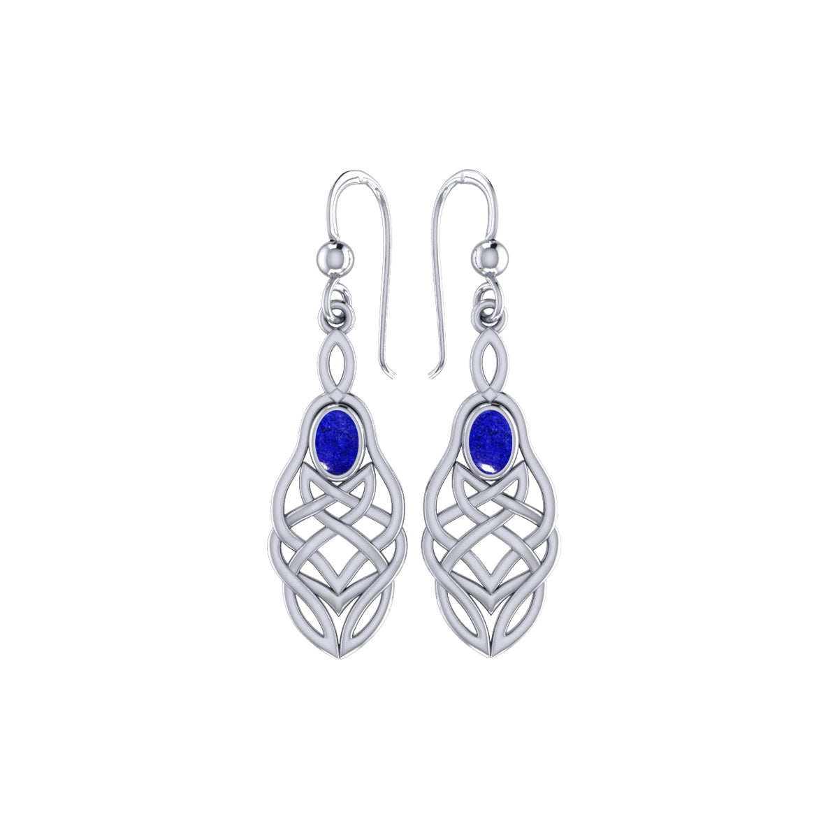 Celtic Knotwork Sterling Silver Earrings TE113