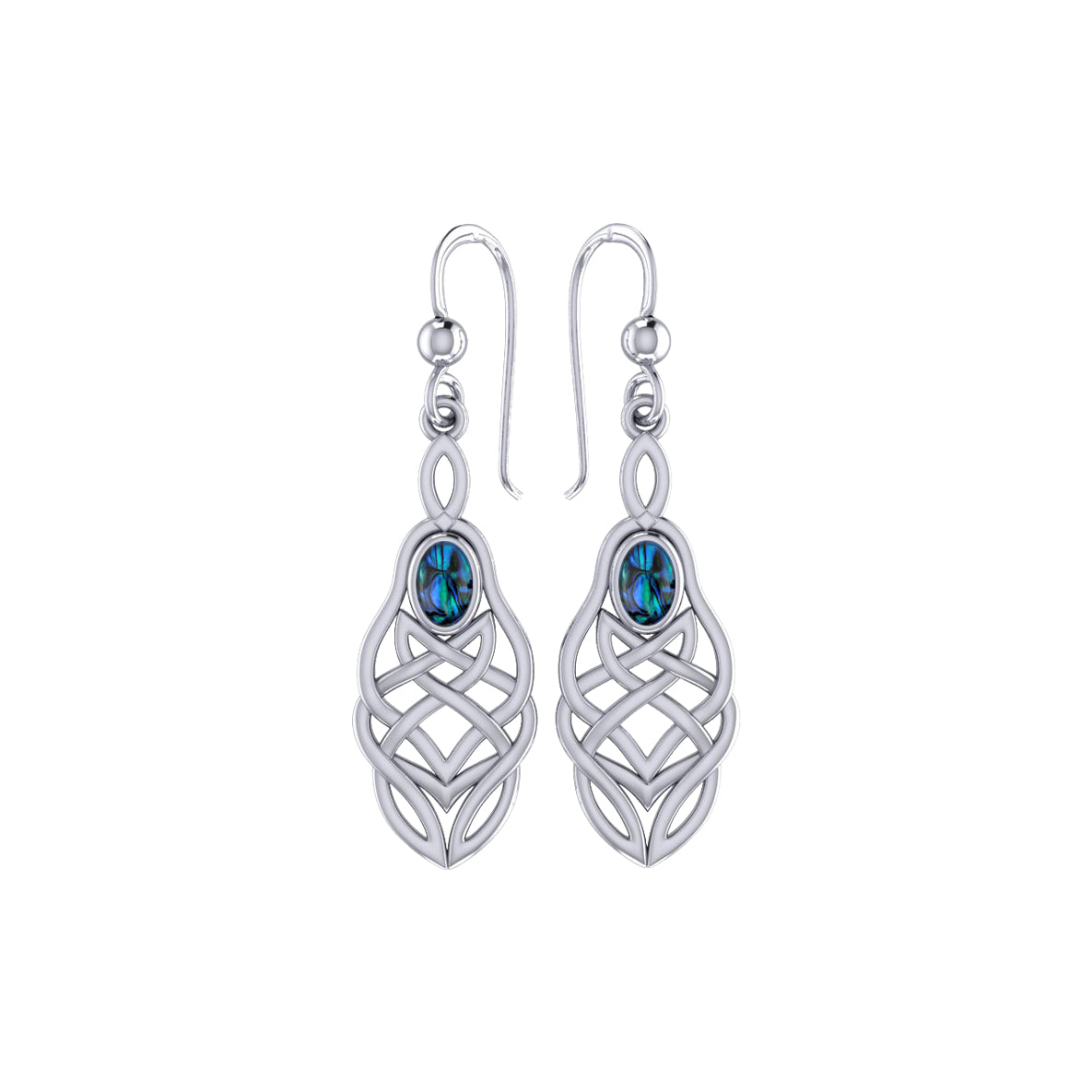 Celtic Knotwork Sterling Silver Earrings TE113