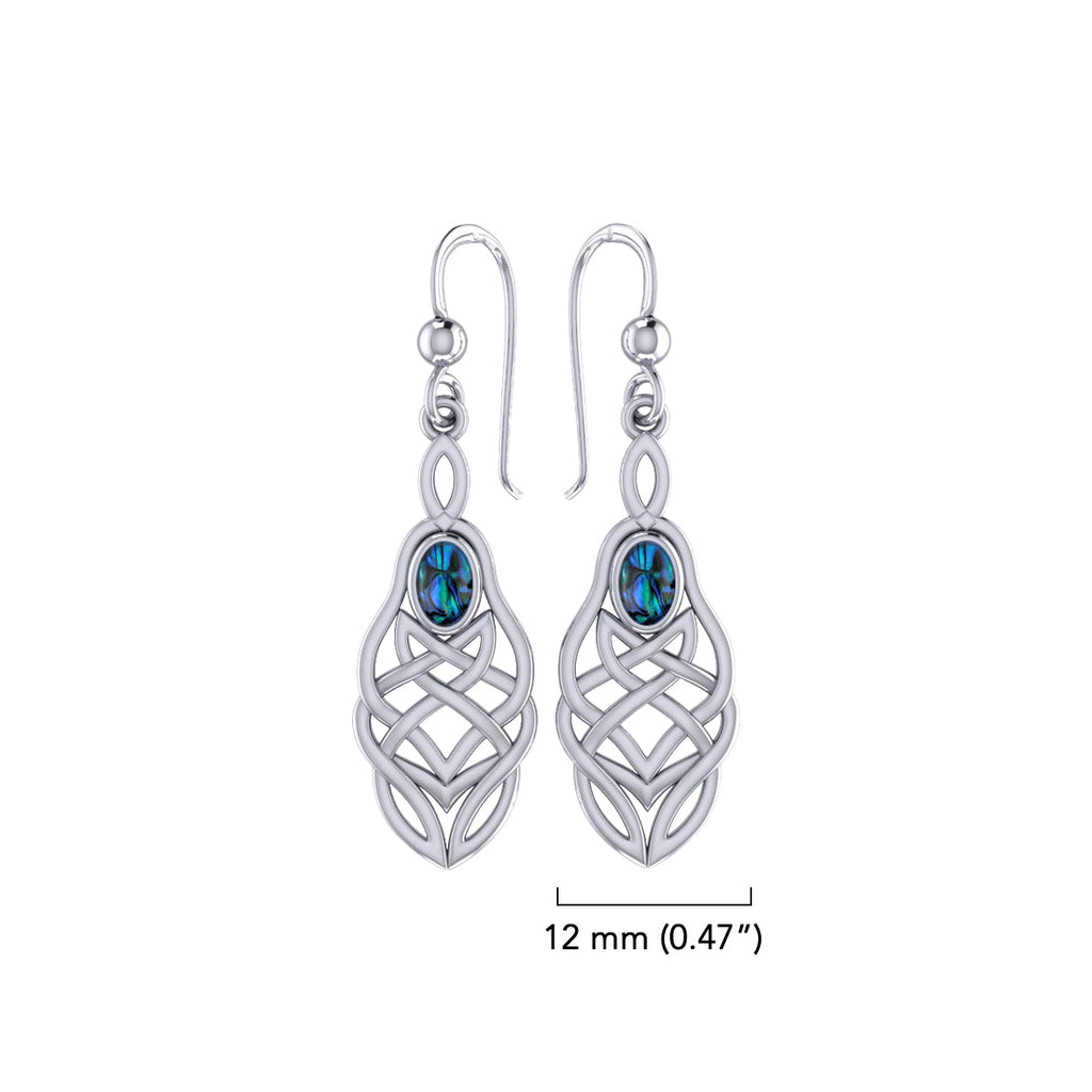 Celtic Knotwork Sterling Silver Earrings TE113