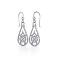 Celtic Knotwork Sterling Silver Earrings TE117