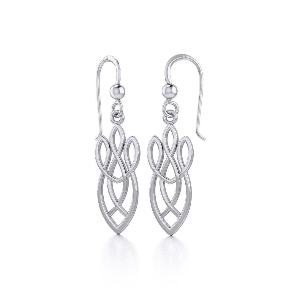 Celtic Knotwork Sterling Silver Earrings TE1196