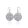 Celtic Knotwork Sterling Silver Earrings TE129