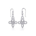 Celtic Knotwork Sterling Silver Earrings TE191