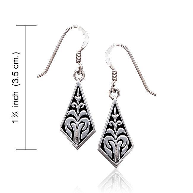 Celtic Knotwork Sterling Silver Earrings TE195