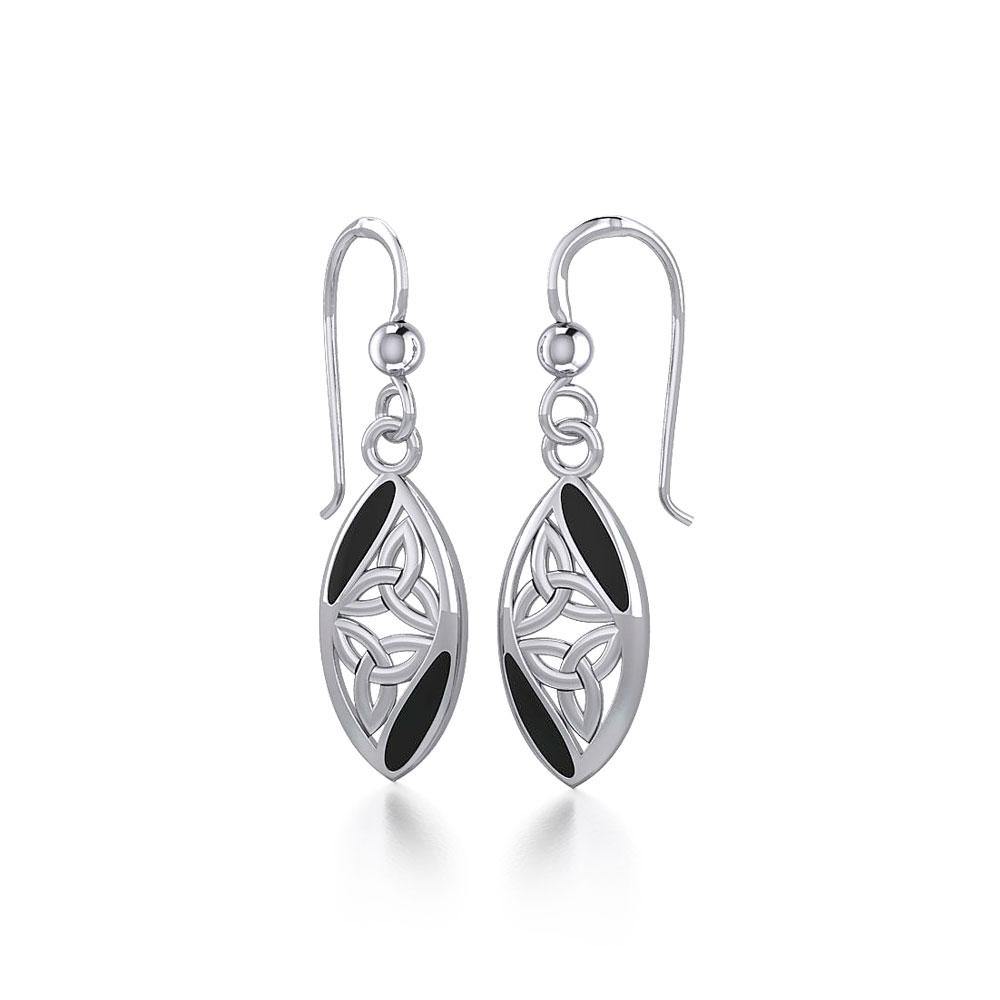 Celtic Trinity Knot Sterling Silver Earrings TE2006