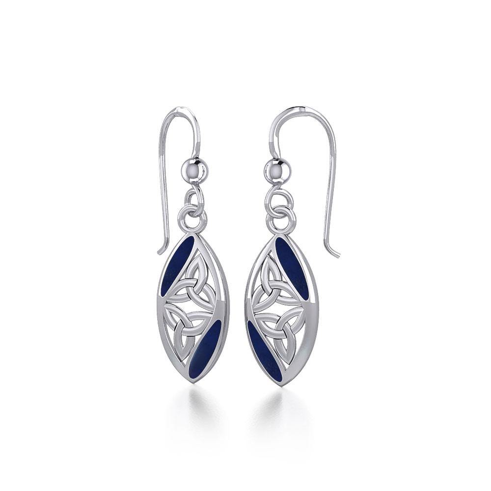Celtic Trinity Knot Sterling Silver Earrings TE2006